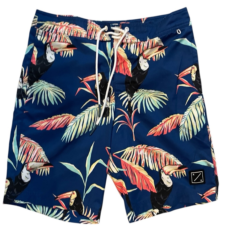 American Eagle Men’s 6790410 Classic Board Short - Navy, Small, 5852-7, Toucan‎